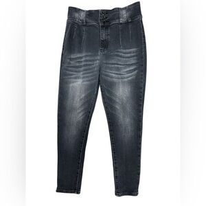 Kancan - EC Dark Wash High Wasited Jeans
